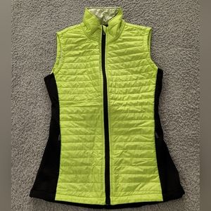 Victoria's Secret Sport Neon Yellow and Black Running Vest